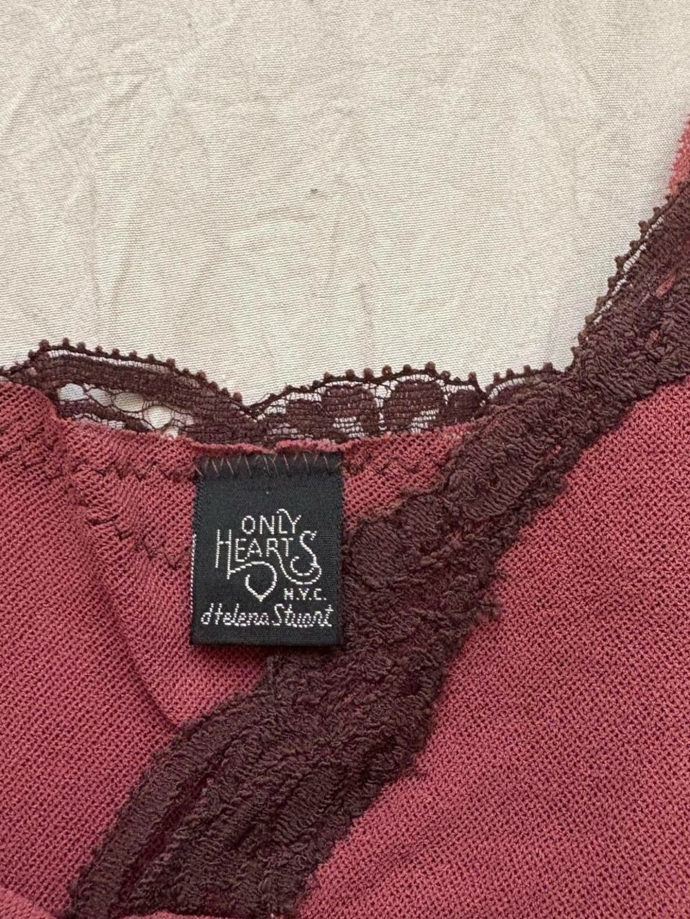 Lace-Trimmed V-Neck Tank Top - Picture 4 of 4